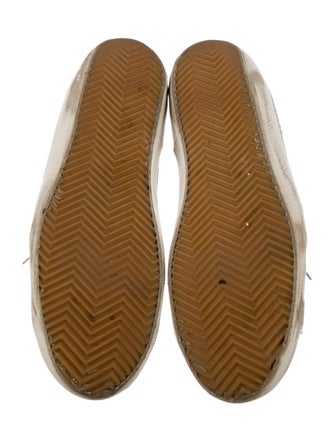 Golden Goose Mesh Distressed Accents Sneakers