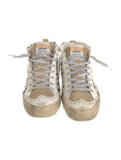 Golden Goose Ponyhair Animal Print Sneakers