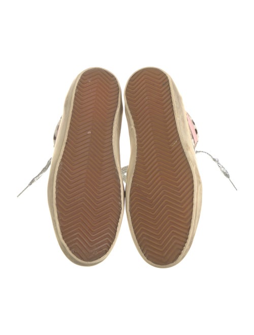 Golden Goose Ponyhair Animal Print Sneakers
