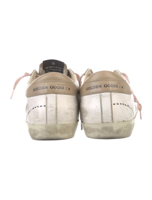 Golden Goose Leather Distressed Accents Sneakers