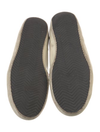 Golden Goose Leather Distressed Accents Sneakers