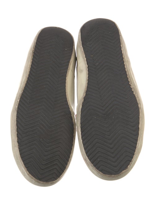 Golden Goose Leather Distressed Accents Sneakers