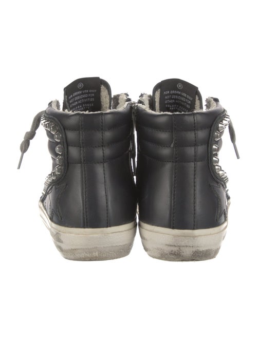 Golden Goose Leather Distressed Accents Sneakers