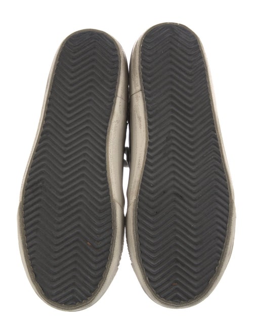 Golden Goose Leather Distressed Accents Sneakers