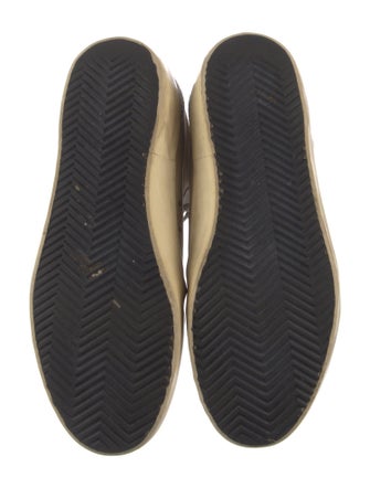 Golden Goose Leather Graphic Print Sneakers