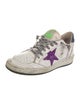 Golden Goose Leather Printed Sneakers