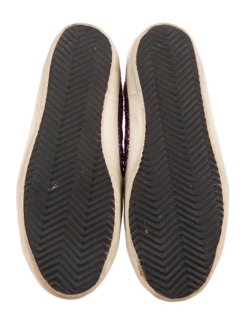 Golden Goose Glitter Animal Print Sneakers