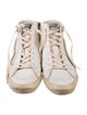Golden Goose Leather Beaded Accents Sneakers