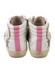 Golden Goose Leather Beaded Accents Sneakers