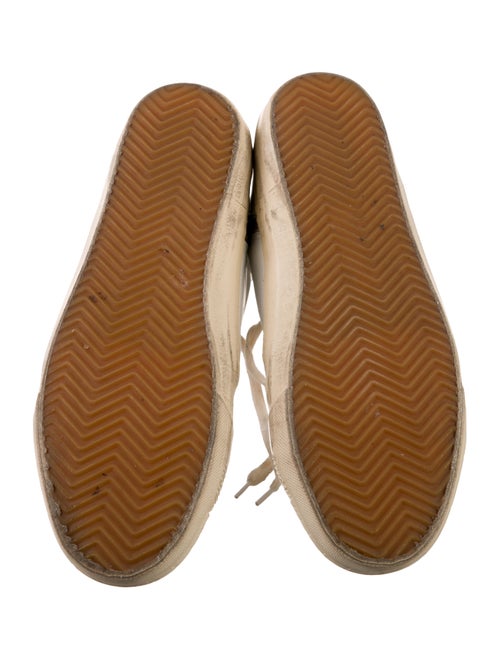 Golden Goose Leather Beaded Accents Sneakers