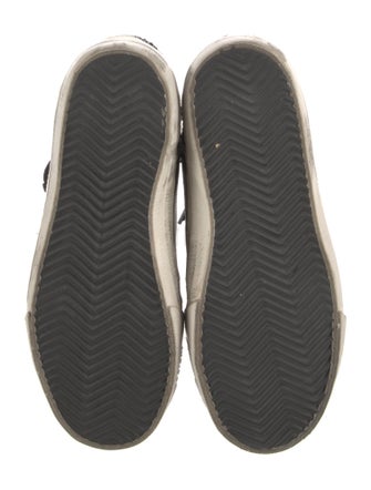 Golden Goose Leather Colorblock Pattern Sneakers