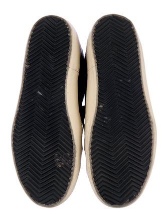 Golden Goose Leather Graphic Print Sneakers