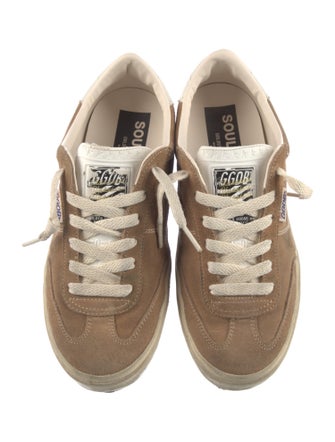 Golden Goose Suede Distressed Accents Sneakers