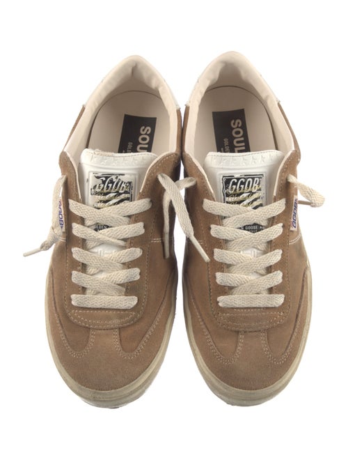 Golden Goose Suede Distressed Accents Sneakers