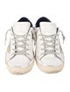 Golden Goose Leather Distressed Accents Sneakers