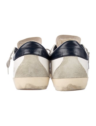 Golden Goose Leather Distressed Accents Sneakers