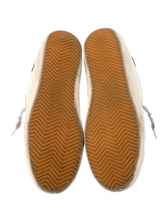 Golden Goose Leather Distressed Accents Sneakers