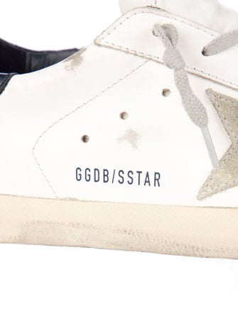 Golden Goose Leather Distressed Accents Sneakers