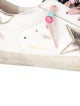 Golden Goose Leather Printed Sneakers
