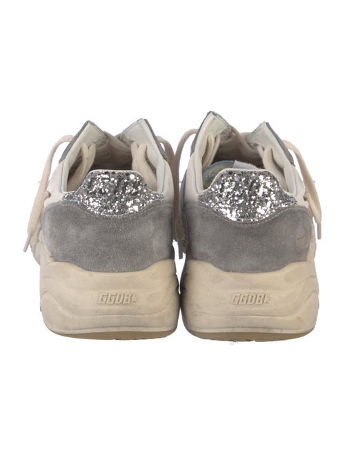 Golden Goose Suede Colorblock Pattern Sneakers