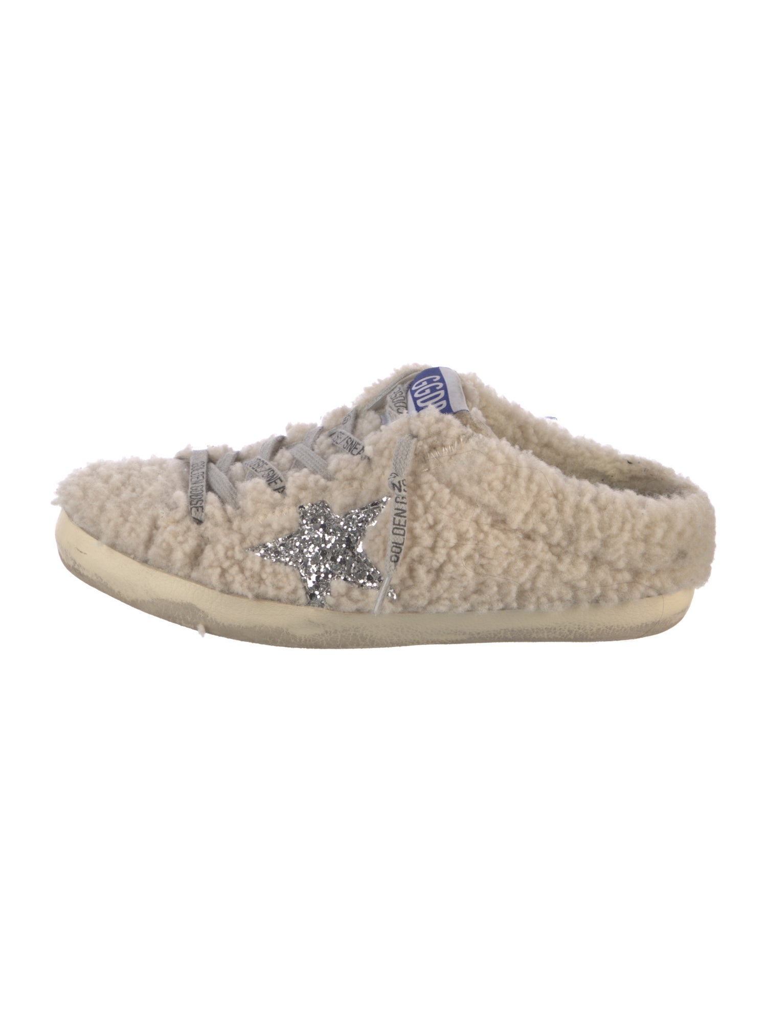 Golden Goose Shearling Printed Sneakers