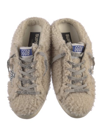 Golden Goose Shearling Printed Sneakers