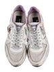 Golden Goose Leather Animal Print Athletic Sneakers