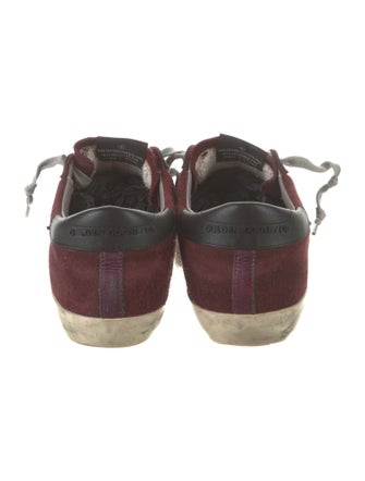 Golden Goose Suede Distressed Accents Sneakers