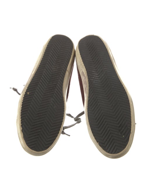 Golden Goose Suede Distressed Accents Sneakers