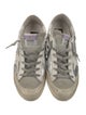 Golden Goose Leather Colorblock Pattern Sneakers