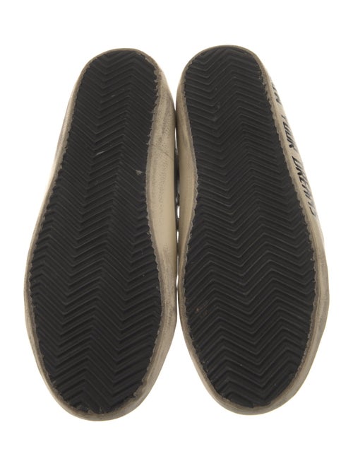 Golden Goose Leather Colorblock Pattern Sneakers