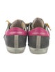 Golden Goose Printed Distressed Accents Sneakers