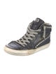 Golden Goose Leather Distressed Accents Sneakers