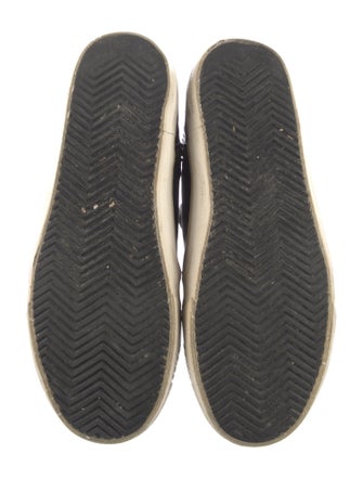Golden Goose Leather Distressed Accents Sneakers