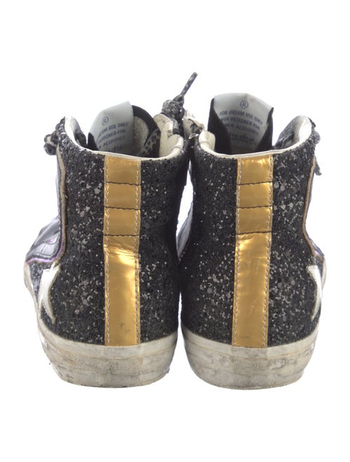Golden Goose Suede Camouflage Print Sneakers