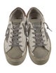 Golden Goose Leather Printed Sneakers