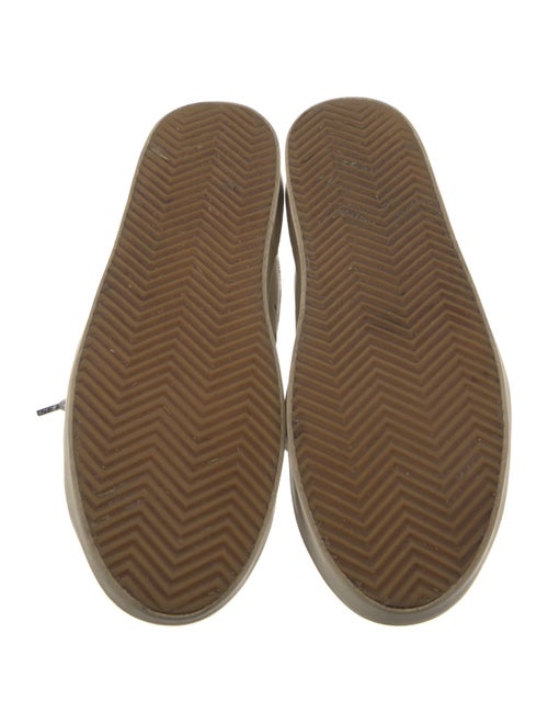 Golden Goose Leather Printed Sneakers