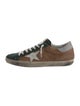 Golden Goose Leather Distressed Accents Sneakers