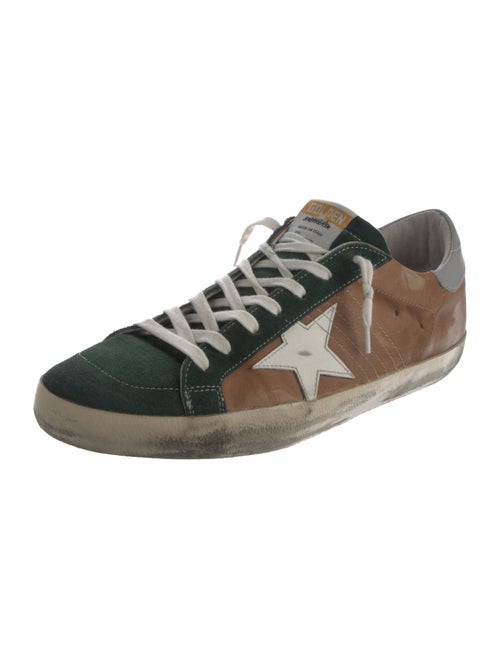 Golden Goose Leather Distressed Accents Sneakers