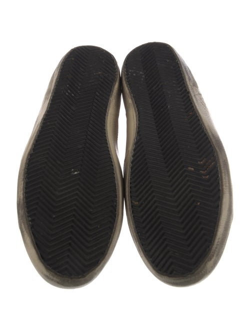 Golden Goose Leather Distressed Accents Sneakers