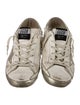 Golden Goose Leather Colorblock Pattern Sneakers