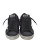 Golden Goose Leather Graphic Print Sneakers