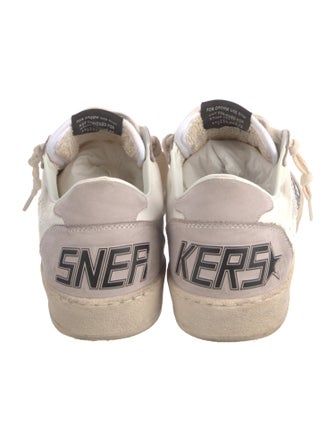 Golden Goose Leather Colorblock Pattern Sneakers