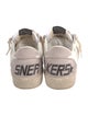 Golden Goose Leather Colorblock Pattern Sneakers
