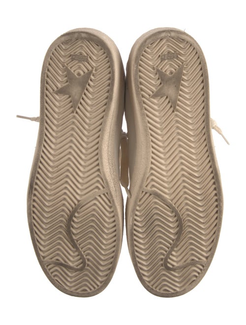 Golden Goose Leather Colorblock Pattern Sneakers