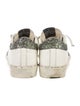 Golden Goose Leather Glitter Accents Sneakers