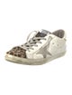 Golden Goose Leather Printed Sneakers