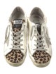 Golden Goose Leather Printed Sneakers