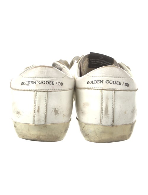 Golden Goose Leather Printed Sneakers