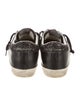 Golden Goose Leather Glitter Accents Sneakers